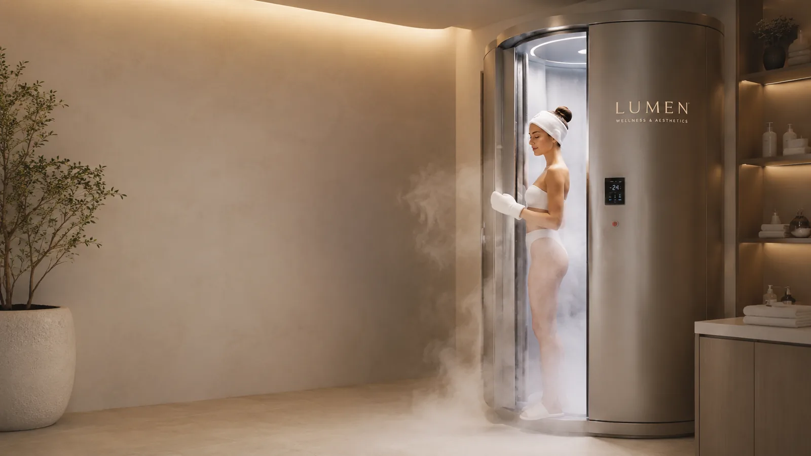 Whole-body cryotherapy chamber