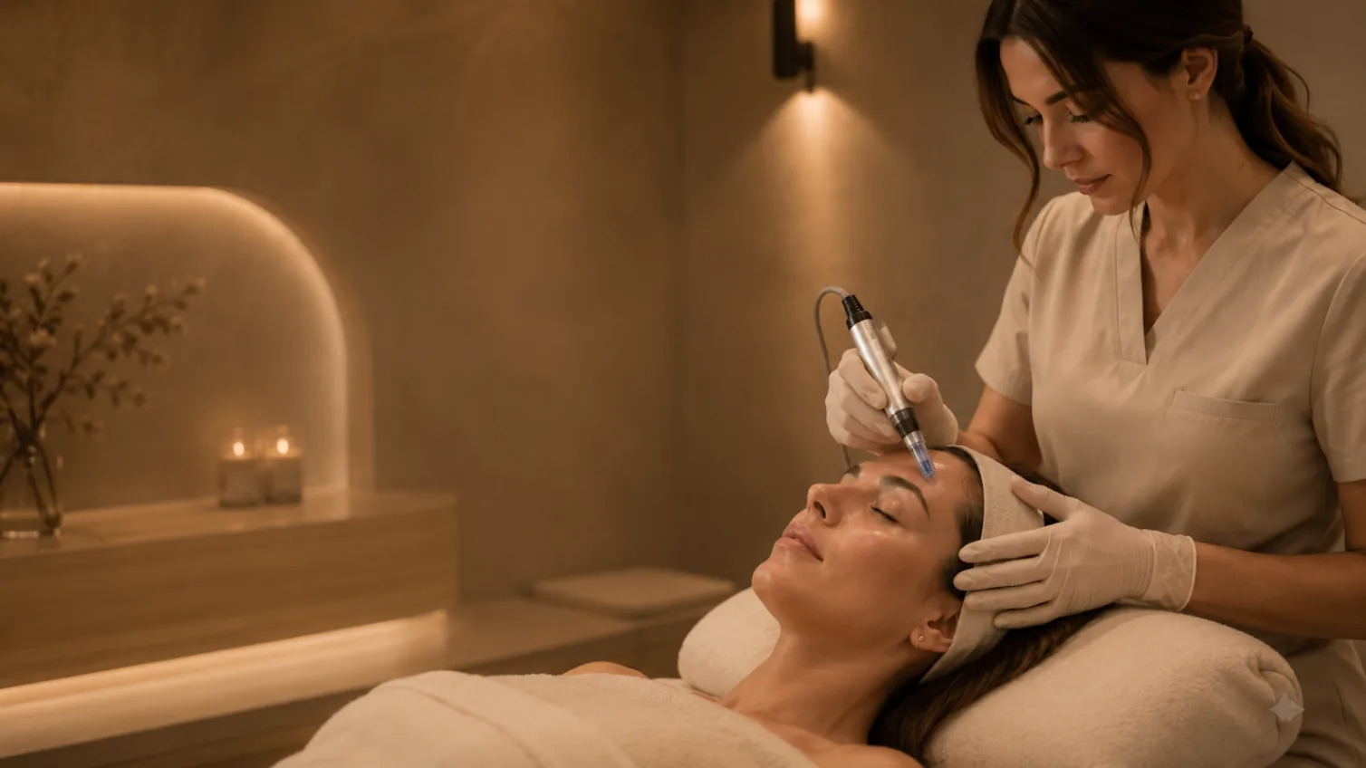Microneedling treatment at Lumen Wellness & Aesthetics in Scottsdale
